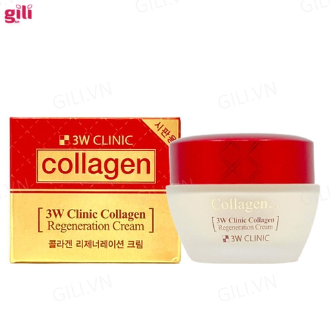 Kem dưỡng trắng 3W Clinic Collagen Regeneration Cream 60ml chính hãng