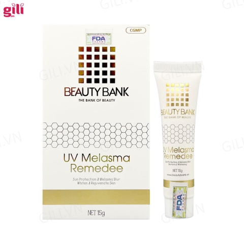 Kem mờ nám Beauty Bank UV Melasma Remedee 15gr chính hãng