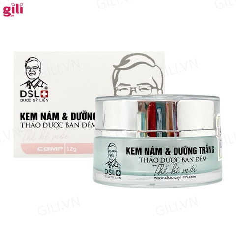 Kem nám dưỡng trắng thảo dược Dược Sĩ Liên ban đêm 12gr chính hãng