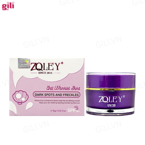 Kem dưỡng trắng Zoley Anti Wrinkles Skin Tím SPF30+ 10gr chính hãng