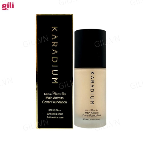 Kem Nền Karadium Main Actress Cover Foundation 30ml Chính Hãng