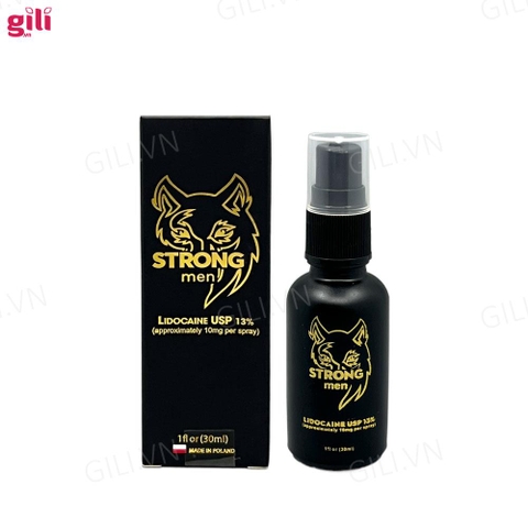 Xịt chống xuất tinh sớm Strong Men 30ml chính hãng