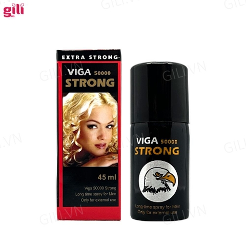 Xịt chống xuất tinh sớm Viga 50000 Strong 45ml chính hãng