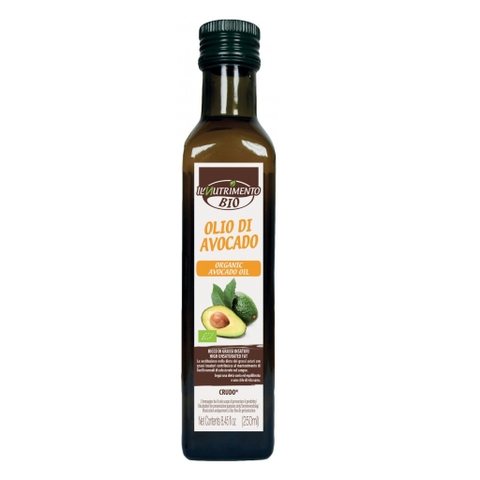 Dầu quả bơ hữu cơ ép thô 250ml IL Nutrimento Bio