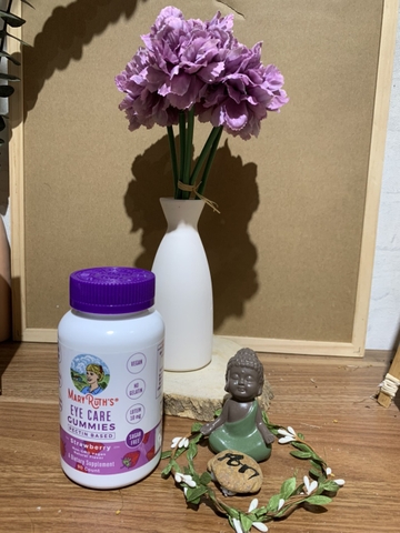 Kẹo vitamin bổ mắt thực vật NonGMO cho trẻ em eyes care Mary Ruth 90v