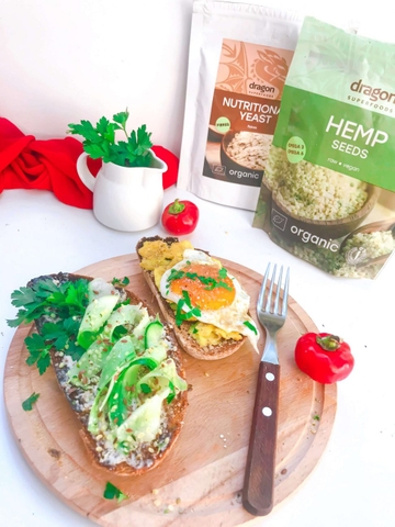 Hạt gai dầu hữu cơ Hemp Seed Organic Dragon Supperfoods 200g
