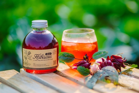 Trà Hibiscus,  Mứt Hibiscus, Siro Hibiscus - Lá Mây Farm