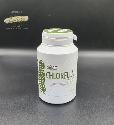 Viên tảo lục hữu cơ Chlorella Dragon Superfoods 200v