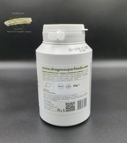 Viên tảo lục hữu cơ Chlorella Dragon Superfoods 200v