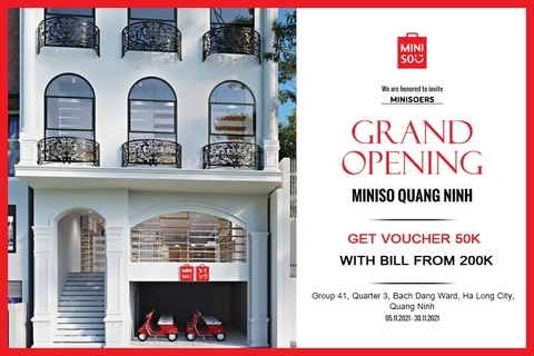 Grand opening Miniso Quang Ninh