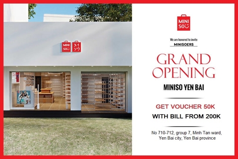 Grand Opening Miniso Yen Bai