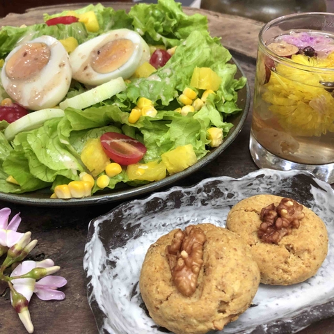 Bánh Quy Óc Chó Nguyên Cám