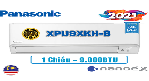 Điều hòa Panasonic 1 chiều 9000 btu inverter XPU9XKH-8 giá rẻ chính hãng tại Hà Nội