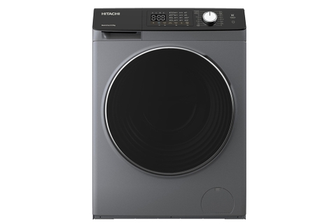 Máy giặt lồng ngang Hitachi inverter 8.5 kg sấy 5 kg D852HVOS 2023, giá rẻ, giao ngay