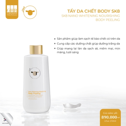 Tẩy da chết Body SK8 Nano Whitening Nourishing