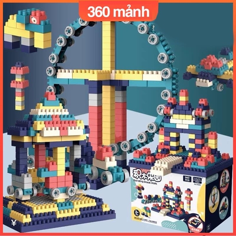 Bộ đồ chơi xếp hình lego 360 chi tiết