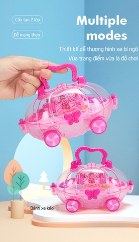 Bộ trang điểm makeup cho bé xe bí ngô