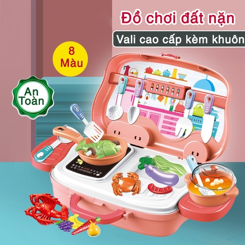 Bộ đất nặn cho bé  vali kèm khuôn