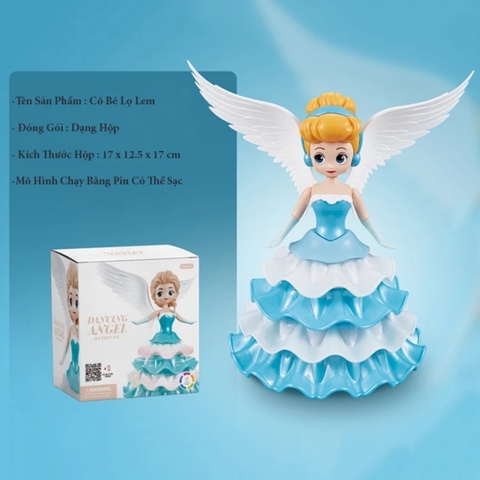 Đồ chơi lồng đèn trung thu phát nhạc - hình công chúa Disney