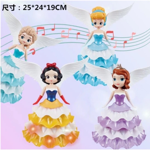 Đồ chơi lồng đèn trung thu phát nhạc - hình công chúa Disney