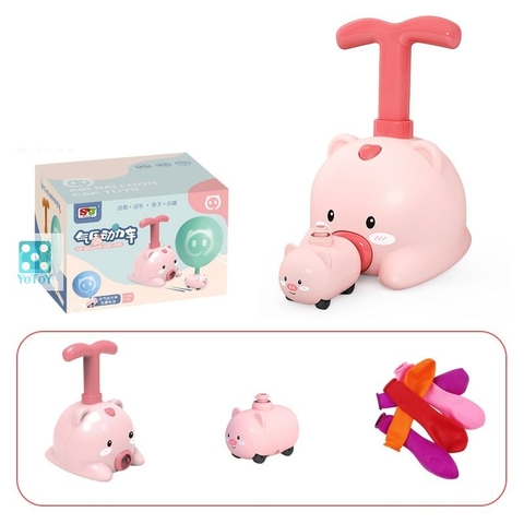 Đồ chơi bơm bóng hình thú siêu đáng yêu giúp bé tránh xa điện thoại