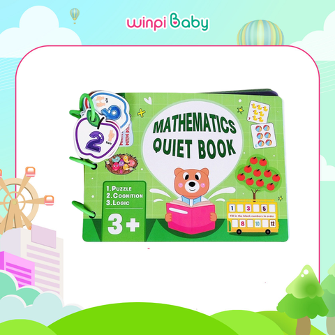 Học liệu bóc dán montessori chủ đề toán học