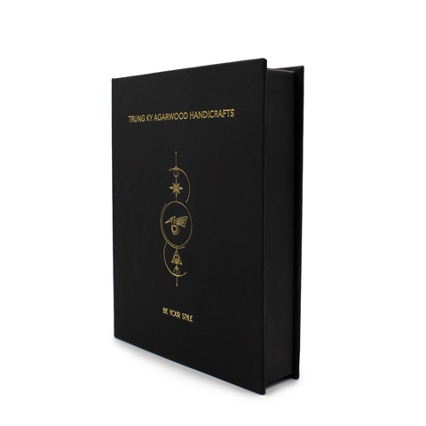 Chuỗi MALA Trầm Hương, phối Cẩm thạch, Mặt Phật Swarovski