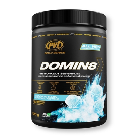 PVL Domin8 Pre-workout Superfuel, 520 Gams (40 Servings)