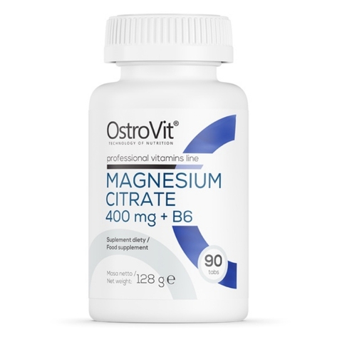 OstroVit - Magnesium Citrate 400mg + B6 (90 viên)