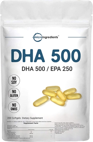 MICRO INGREDIENTS DHA 500 / EPA 250 (200 VIÊN)