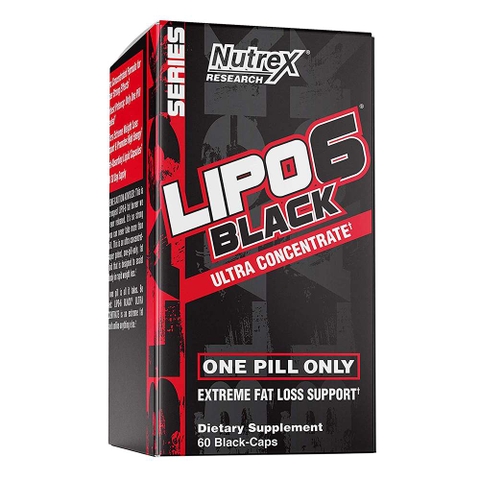 Lipo 6 Black Ultra Concentrate (60 viên)