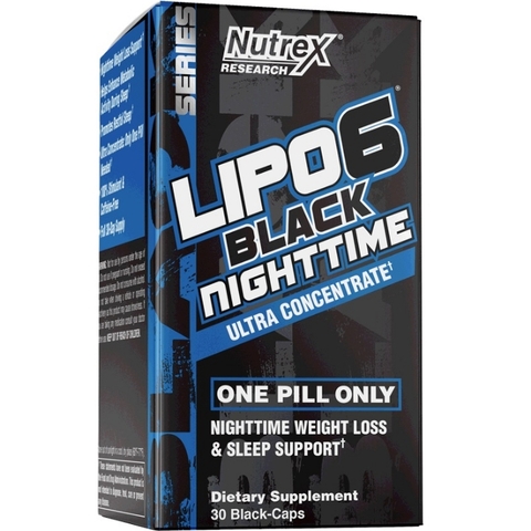 Nutrex - Lipo-6 Black Nighttime UC (30 viên)