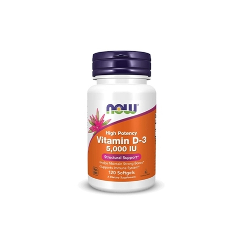 Now Vitamin D3 5000IU (120 Viên)