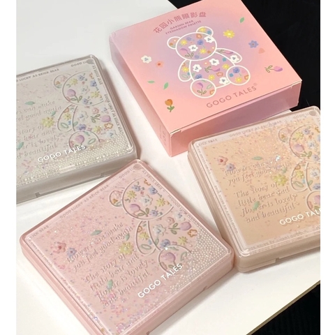 Bảng Phấn Mắt 8 Ô Gogo Tales Garden Bear Eyeshadow Palette