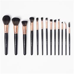 Bộ Cọ Trang Điểm 13 Cây BH Cosmetics Signature Rose Gold - 13 Piece Brush Set With Holder