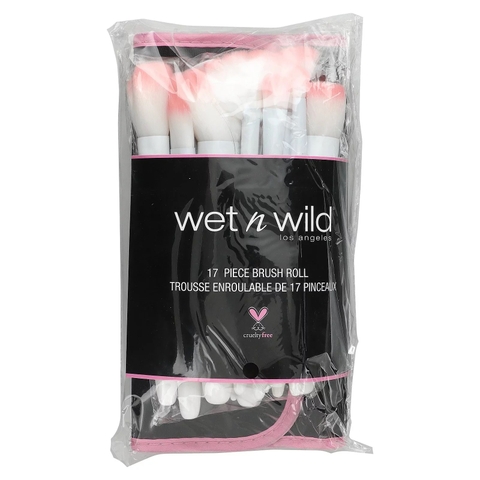  Bộ Cọ Trang Điểm 17 Cây Wet N Wild Brush Roll Collection