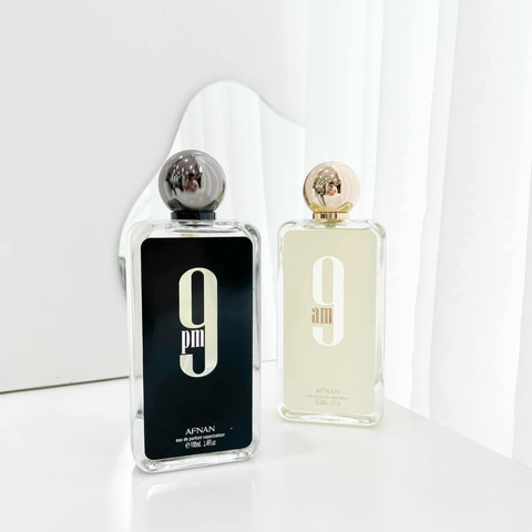 Bộ Đôi Nước Hoa Afnan 9AM & 9PM Eau De Parfum