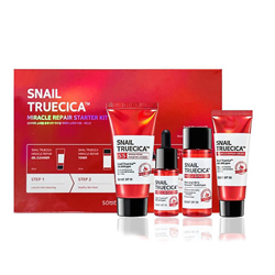 Bộ Dưỡng Da Mini 4 Sản Phẩm Some By Mi Snail Truecica Miracle Repair Starter Set