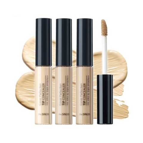 Che Khuyết Điểm The Saem Cover Perfection Tip Concealer SPF28 PA++