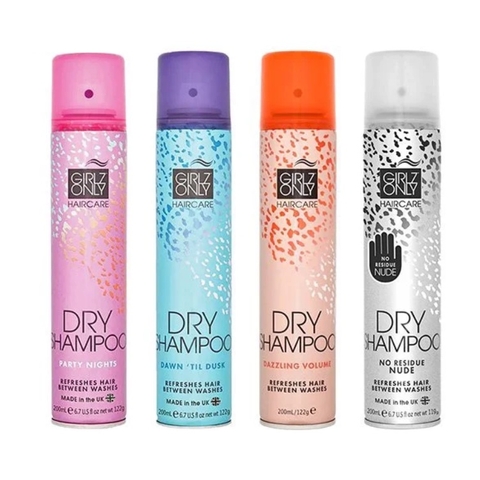 Dầu Gội Khô Girlz Only Dry Shampoo