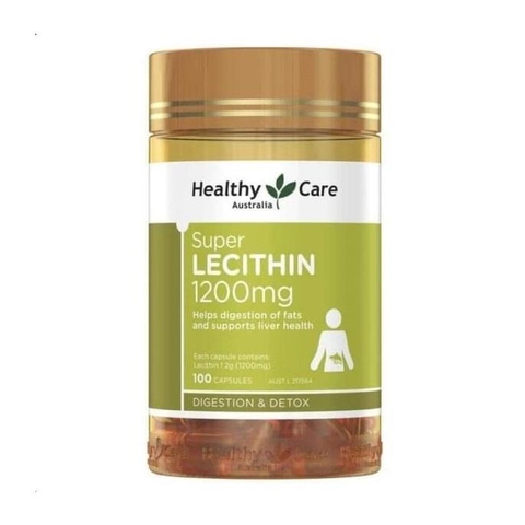 Mầm Đậu Nành Healthy Care Super Lecithin 1200mg 100 Viên