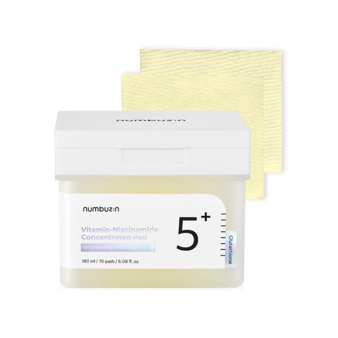 Nước Hoa Hồng Dạng Miếng Tẩy Da Chết Numbuzin Vitamin Niacinamide Concentrated Pad No.5