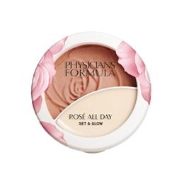 Phấn Phủ & Bắt Sáng 2 In 1 Physicians Formula Rose All Day Set & Glow Powder