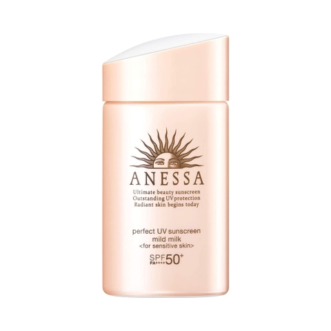 Sữa Chống Nắng Anessa Perfect UV Sunscreen Mild Milk (For Sensitive Skin) SPF50+/PA++++