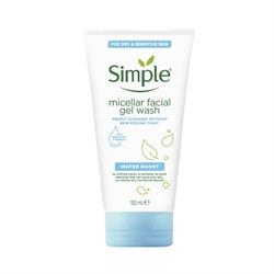 Sữa Rửa Mặt Simple Water Boost Micellar Facial Gel Wash