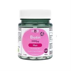 Viên Uống Chống Rụng Kích Thích Mọc Tóc Holland & Barrett Biotin 1000mg Mẫu Mới 2021