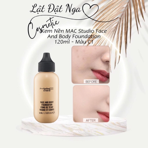 Kem Nền MAC Studio Face And Body Foundation 120ml - Màu C1