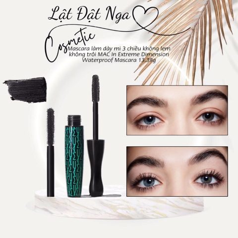 Mascara làm dày mi 3 chiều không lem không trôi MAC In Extreme Dimension Waterproof Mascara 13.39g