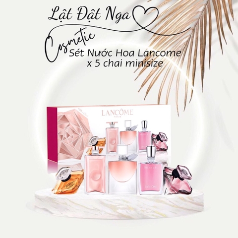 Sét Nước Hoa Lancome x 5 chai minisize