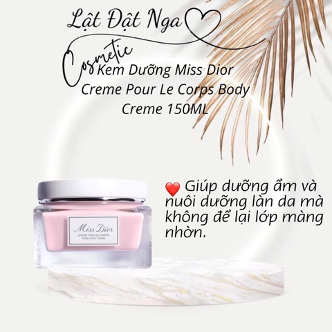 Kem Dưỡng Miss Dior Creme Pour Le Corps Body Creme 150ML